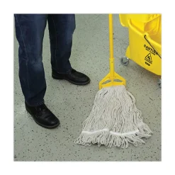 Online Pro Loop Web/Tailband Cotton Wet Mop Head (12/Carton) Cleaning & Janitorial Supplies