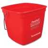 Hot PuraPail 6 qt. Polypropylene Bucket - Red/White Cleaning & Janitorial Supplies
