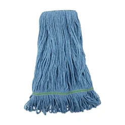 Outlet Super Loop Wet Cotton/Synthetic Mop Head - Medium, Blue Cleaning & Janitorial Supplies