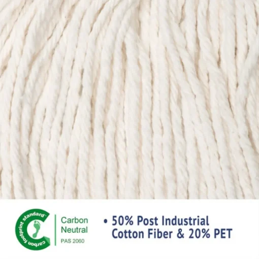 Outlet Super Loop Wet Mop Head with Cotton/Synthetic Fiber and 5 in. Headband - Medium, White (12/Carton) Cleaning & Janitorial Supplies