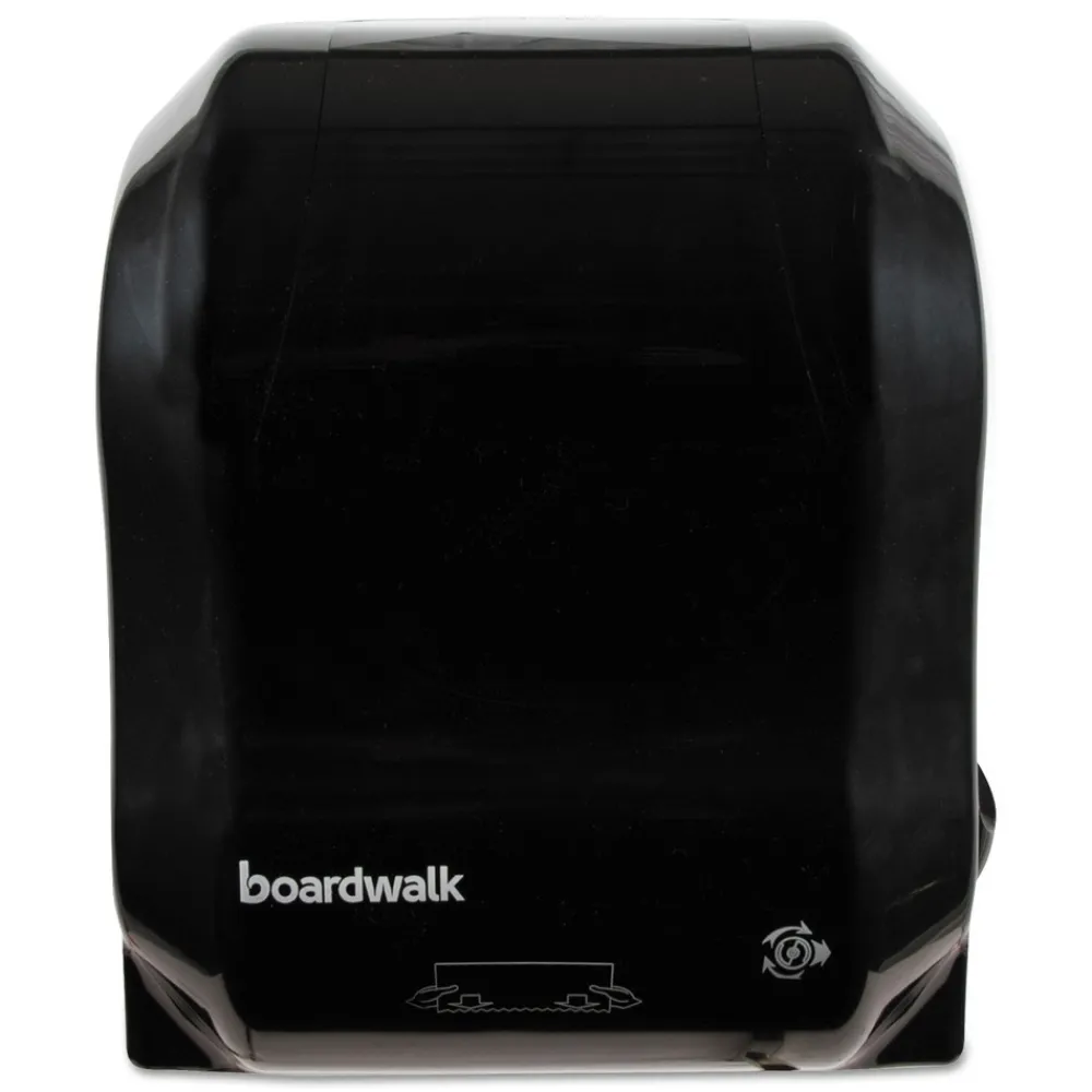 Best T7470BKBW 13.25 in. x 10.25 in. x 16.25 in. Hands Free Mechanical Towel Dispenser - Black Paper & Dispensers