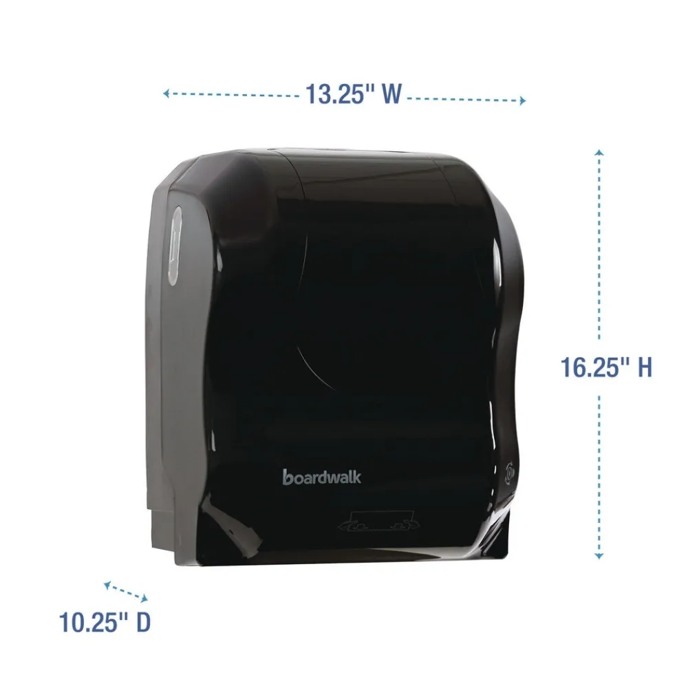 Best T7470BKBW 13.25 in. x 10.25 in. x 16.25 in. Hands Free Mechanical Towel Dispenser - Black Paper & Dispensers