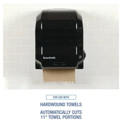 Best T7470BKBW 13.25 in. x 10.25 in. x 16.25 in. Hands Free Mechanical Towel Dispenser - Black Paper & Dispensers