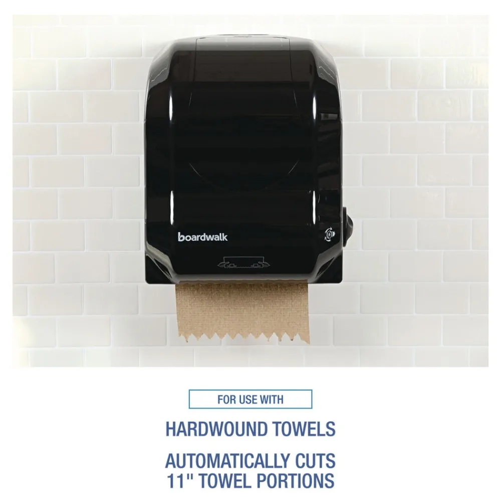 Best T7470BKBW 13.25 in. x 10.25 in. x 16.25 in. Hands Free Mechanical Towel Dispenser - Black Paper & Dispensers