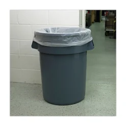 Hot V8046HNKR02 40 in. x 46 in. 45 gal. 13 mic High-Density Can Liners - Natural (250/Carton) Trash & Waste Bins