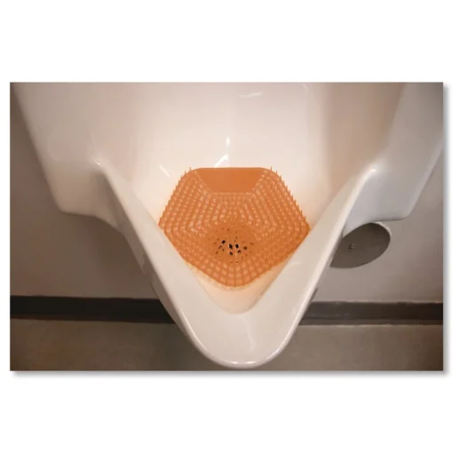 New WCBX-P-010I010I-04-AAS80- 0.11 oz WCBasix Urinal Screen - Mango Mist Scent, Orange (10/Box) Cleaning & Janitorial Supplies