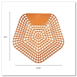 New WCBX-P-010I010I-04-AAS80- 0.11 oz WCBasix Urinal Screen - Mango Mist Scent, Orange (10/Box) Cleaning & Janitorial Supplies