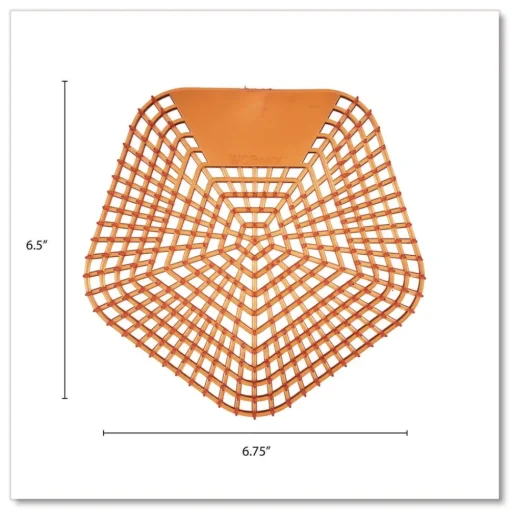 New WCBX-P-010I010I-04-AAS80- 0.11 oz WCBasix Urinal Screen - Mango Mist Scent, Orange (10/Box) Cleaning & Janitorial Supplies