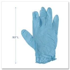 Best 382XLCTA 5 mil. Disposable Examination Nitrile Gloves - X-Large, Blue (1000/Carton) Cleaning & Janitorial Supplies