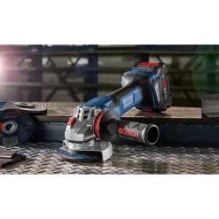Discount 18V PROFACTOR Brushless Lithium-Ion 5 in. - 6 in. Cordless Angle Grinder with Paddle Switch (Tool Only) Angle Grinders