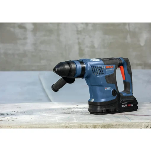 Clearance 18V PROFACTOR Brushless Lithium-Ion 1-1/4 in. Cordless SDS-Plus Bulldog Rotary Hammer Kit with 2 Batteries (8 Ah) Concrete Tools|Demo And Breaker Hammers