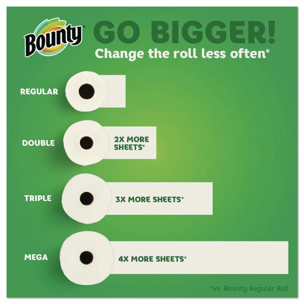 Hot 10.5 in. x 11 in. 2-Ply Kitchen Roll Paper Towels - White (24/Carton) Cleaning & Janitorial Supplies