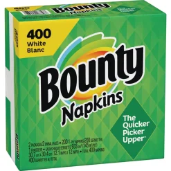 Best 12.1 in. x 12 in. 2-Ply Quilted Napkins - White (4/Carton) Tabletop And Serveware