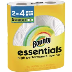 Clearance Essentials Select-A-Size 2-Ply Kitchen Roll Paper Towels - White (8/Carton) Cleaning & Janitorial Supplies