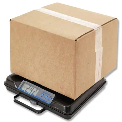 100 lbs. Capacity 12.5 in. x 10.95 in. x 2.2 in. Platform Portable Electronic Utility Bench Scale Mailing, Packing & Shipping