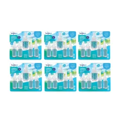 Best 0.67 oz. Bottle Electric Scented Oil Air Freshener Refill - Linen and Spring Breeze (6 Packs/Carton) Odor Control