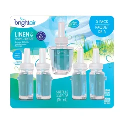 Best 0.67 oz. Bottle Electric Scented Oil Air Freshener Refill - Linen and Spring Breeze (6 Packs/Carton) Odor Control