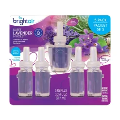 Clearance 0.67 oz. Electric Scented Oil Air Freshener Refill - Sweet Lavender and Violet (6 Packs/Carton) Odor Control
