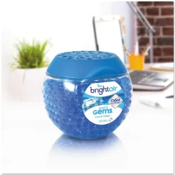 10 oz. Scent Gems Odor Eliminator - Cool and Clean, Blue (6/Carton) Odor Control