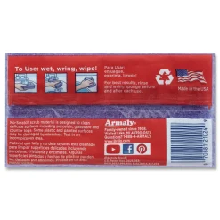 Online Estracell 4.5 in. x 2.75 in. Bathroom Sponge - Purple/White (12/Carton) Cleaning & Janitorial Supplies