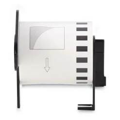 New 2.4 in. x 50 ft. Continuous Film Label Tape - White (1-Roll) Labels & Label Makers