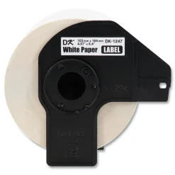 New 4.07 in. x 6.4 in. Die-Cut Shipping Labels - White (3-Rolls/Pack) Labels & Label Makers
