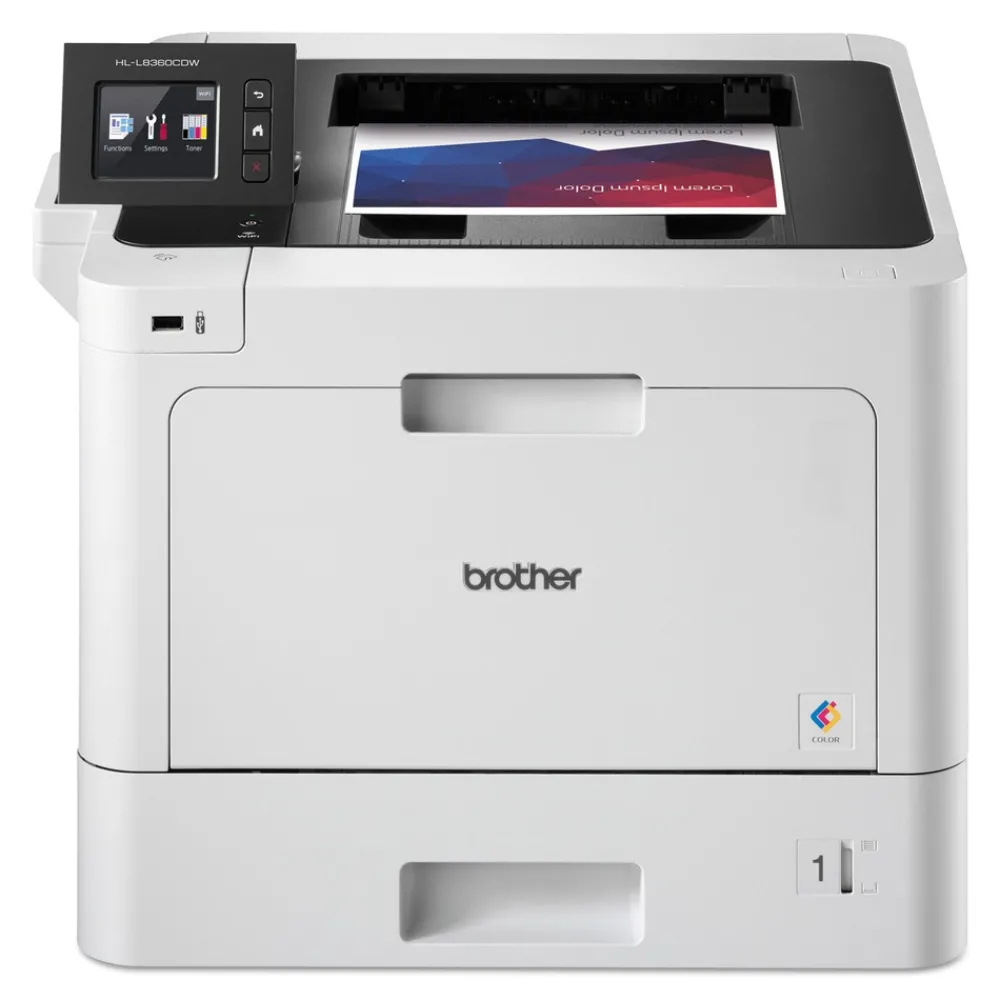 Online Business Color Laser Printer with Duplex Printing and Wireless Networking Office Electronics & Batteries