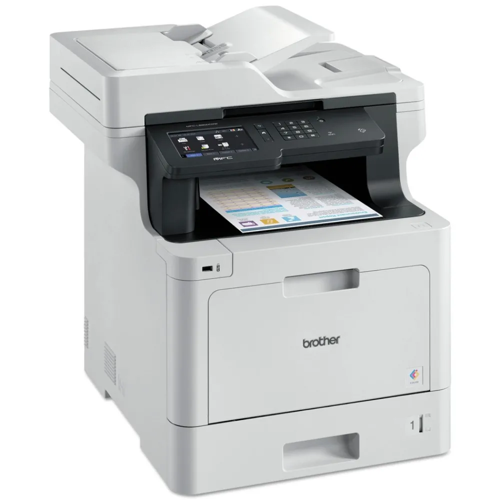 Hot Business Color Laser All-in-One Printer with Duplex Print, Scan, Copy and Wireless Networking Office Electronics & Batteries