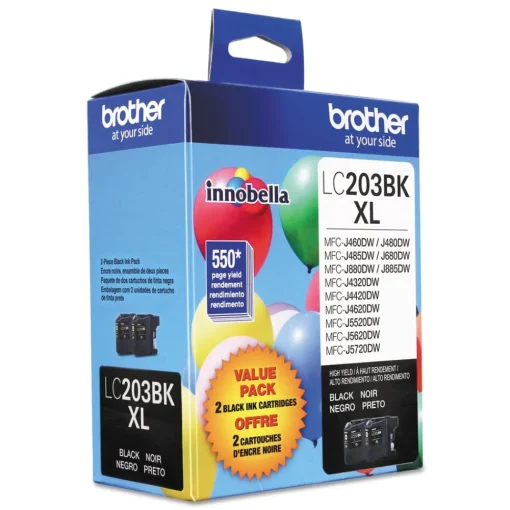 New Innobella 550 Page-Yield High-Yield Ink - Black (2/Pack) Office Electronics & Batteries