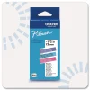 Clearance 0.47 in. x 13.1 ft. Genuine P-Touch BTAG Label Tapes - White on Purple, Black on Light Blue, White on Pink Labels & Label Makers