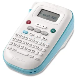 Outlet 4.7 in. x 7.6 in. x 2.8 in. 2 Lines P-Touch Personal Handheld Label Maker Labels & Label Makers