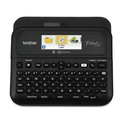 P-Touch 10.2 in. x 4.8 in. x 12.6 in. 30 mm/s Print Speed Business Professional Connected Label Maker Labels & Label Makers