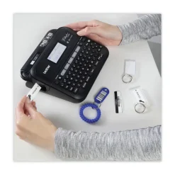 Discount P-Touch 7.4 in. x 7 in. x 2.8 in. 30 mm/s Print Speed Business Expert Connected Label Maker with 1 Roll Sample Tape Labels & Label Makers