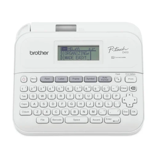 Outlet P-Touch PT-D410 8.9 in. x 3.9 in. x 12.3 in. 20 mm/s Advanced Connected Label Maker Labels & Label Makers