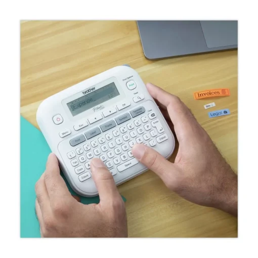 Discount P-Touch PT-D220 3.9 in. x 9.3 in. x 10.2 in. 2 Lines Label Maker Labels & Label Makers