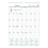 Clearance 12-Month (Jan to Dec): 2026 12 in. x 17 in. EcoLogix Artwork Monthly Wall Calendar - White/Green Sheets Calendars & Planners