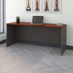Clearance 71.13 in. x 23.38 in. x 29.88 in. Series C Collection 72W Credenza Shell - Hansen Cherry Office Furniture & Lighting
