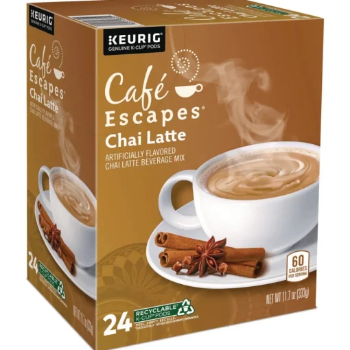 Sale 5000330124 K-Cups - Chai Latte (96/Carton) Food And Snacks