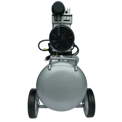 Outlet 1 HP 8 Gallon Ultra Quiet and Oil-Free Aluminum Tank Wheelbarrow Air Compressor Air Compressors