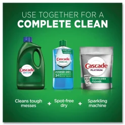 Hot Complete 120 oz. Bottle Gel Dishwasher Detergent - Fresh (4/Carton) Cleaning & Janitorial Supplies