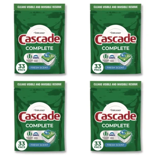 Sale Complete ActionPacs, Fresh Scent, 17.6 oz Bag, 33 Pacs/Bag, 4 Bags/Carton Odor Control