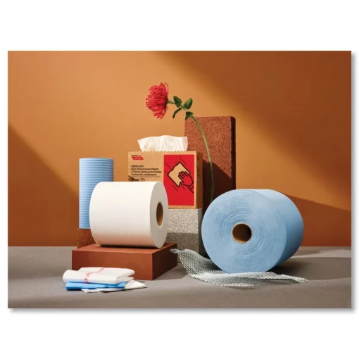 Discount 10 in. x 13 in. Tuff-Job S500 High Performance Wipers - White (1 Roll/Carton) Paper & Dispensers