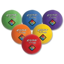 Sale 8.5 in. Diameter Playground Ball Set - Assorted (6/Set) Outdoor Games|Toys
