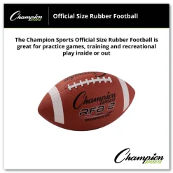 Sale Intermediate Size Rubber Sports Ball For Football - Brown Toys