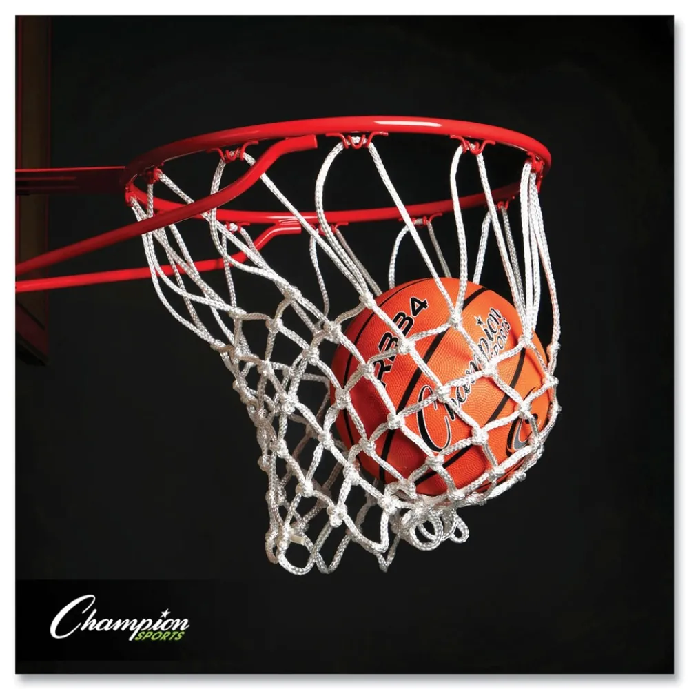 No. 6 Intermediate Size Rubber Sports Ball For Basketball - Orange Toys