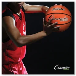 No. 6 Intermediate Size Rubber Sports Ball For Basketball - Orange Toys