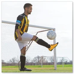 Online VIPER 8.5 in. to 9 in. Diameter No. 5. Size Soccer Ball - White Outdoor Games