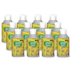 Outlet Champion Sprayon SPRAYScents 7 oz. Metered Air Freshener Refill - Lemon (12/Carton) Odor Control