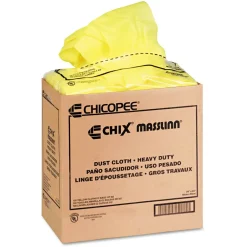 Clearance 24 in. x 24 in. Masslinn Dust Cloths - Yellow (50/Bag 2 Bags/Carton) Cleaning & Janitorial Supplies