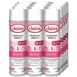 New 17 oz. Aerosol Spray Q Disinfectant - Country Fresh Scent (12/Carton) Cleaning & Janitorial Supplies